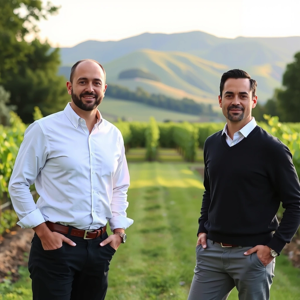 VitaGlow Premium founders in European countryside